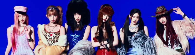 REVIVE+ (IVE), 5K, Blue background, IVE (K-pop), K-Pop singers
