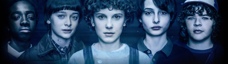 Stranger Things, Character poster, Dark background, Season 2, Millie Bobby Brown