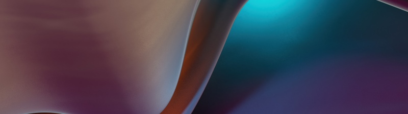 Metallic, Waves, Smooth, Curves, 3D Render, 5K, Spectrum, Fluid abstract