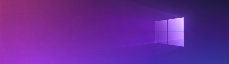 Windows 10, Purple gradient, Gradient background, 5K, Windows logo