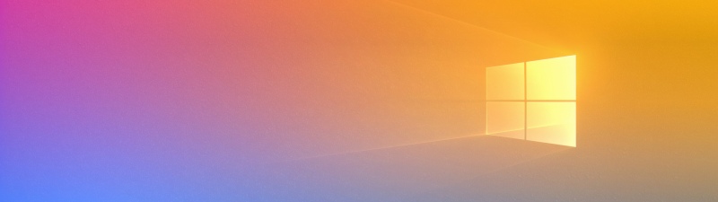 Windows 10, Yellow gradient, Gradient background, Vibrant, 5K, Windows logo