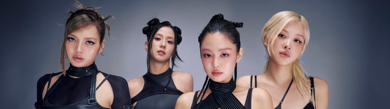 Blackpink - DEADLINE, 8K, Jisoo, Lisa, Rose (Blackpink), Jennie, 5K, Black dress