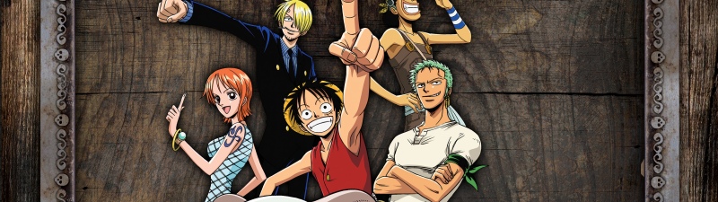 One Piece, Team, Monkey D. Luffy, Roronoa Zoro, Nami, Usopp, Sanji, 5K, Characters