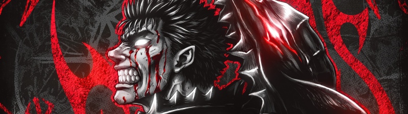 Guts, Illustration, Berserker Armor, 5K