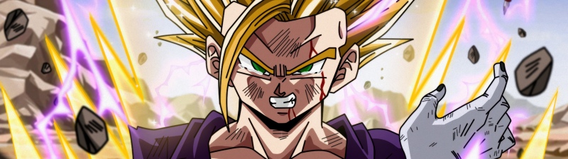 Gohan, Super Saiyan 2, Dragon Ball Z, 5K