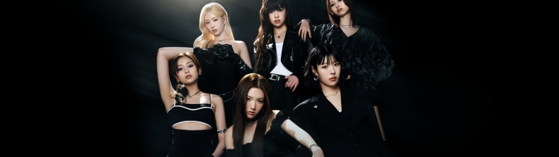 AtHeart - Butterfly Doors, 5K, Dark background, K-Pop singers, Girl group