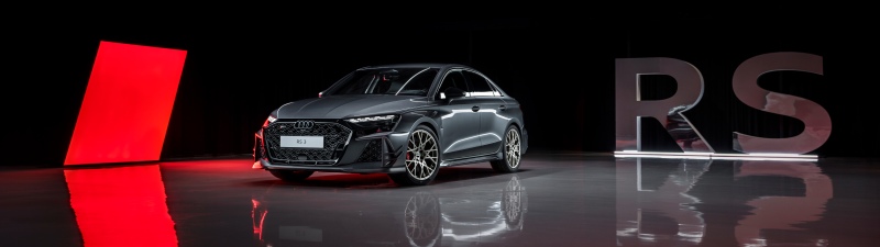 Audi RS 3 Sedan, 2026, 5K, 8K, Dark background