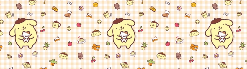 Pompompurin, 8K, Illustration, Cute cartoon, 5K, Sanrio