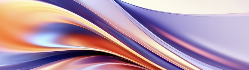 Abstract art, Fluidic, Gradient curves, Metallic, Honor MagicBook Pro, Stock, 5K