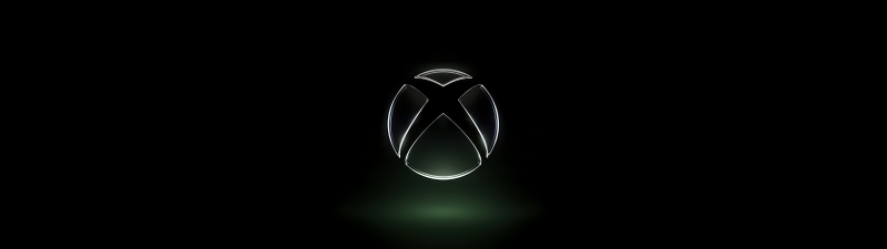 Xbox logo, Dark theme, Glassy, Black background, 5K, Minimalist