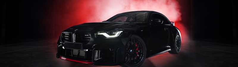 BMW M2 RR Edition, 2026, 5K, 8K, Black cars, Dark background