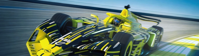 Opel GSE 27FE Prototype, 2026, 5K, Formula E racing car, Neon yellow