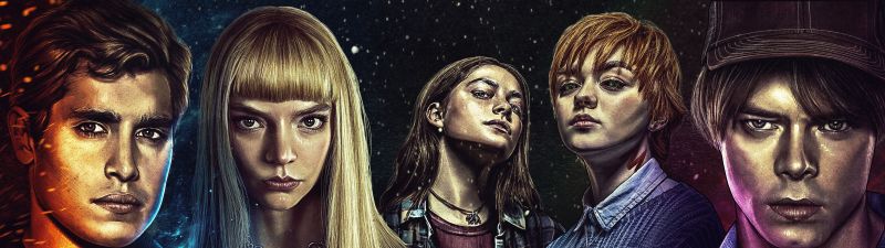 The New Mutants, Maisie Williams, Anya Taylor-Joy, Charlie Heaton, Henry Zaga, Blu Hunt, Marvel Superheroes, 5K