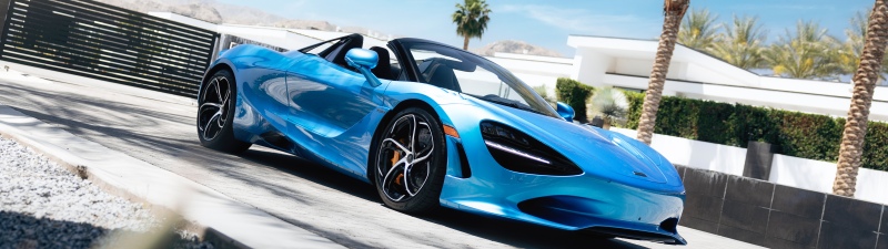 McLaren 750S Spider, Ludus Blue, 8K, 5K