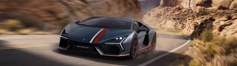 Lamborghini Revuelto, Racing stripes, 2026, Supercars, 5K