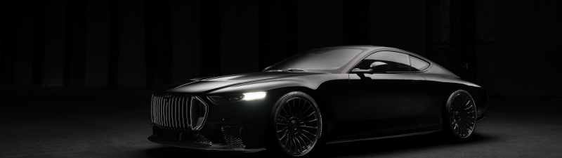 Brabus Bodo, 2026, Hypercars, Dark background, Black cars, 5K