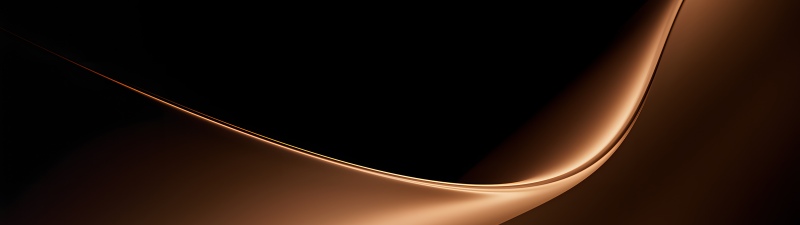 Brown abstract, Sleek, Metallic, Abstract Waves, Microsoft Surface Laptop, Stock, 5K, Black background, Dark abstract