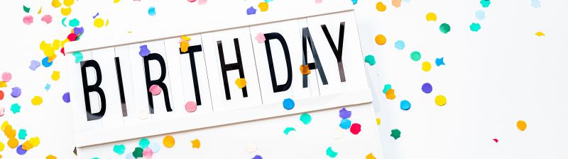 Birthday, Colorful, Artistic, Creative, Color Papers, White background, 5K