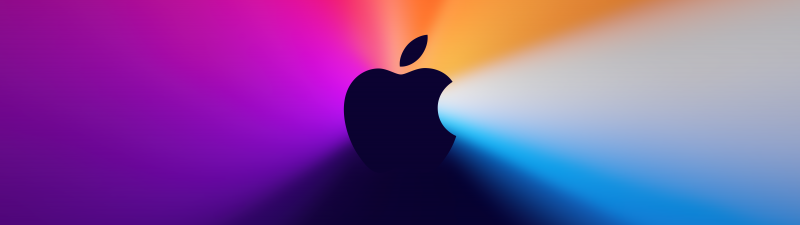 One more thing, Apple logo, Gradient background, Apple Event, Colorful, 5K, 8K, Aesthetic, 10K