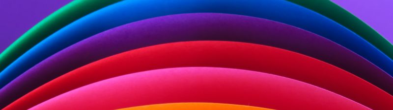 Artwork, Rainbow colors, Colorful background, Multicolor, Curves, Pattern, Texture, Sequence, Vibrant, 5K