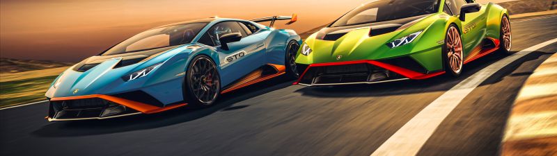 Lamborghini Huracán STO, Race track, 2021, 5K