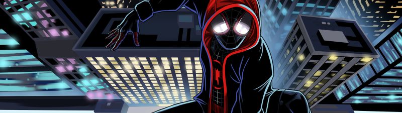 Miles Morales, Spiderman, Spider-Verse, Illustration, Marvel Comics, Spider-Man