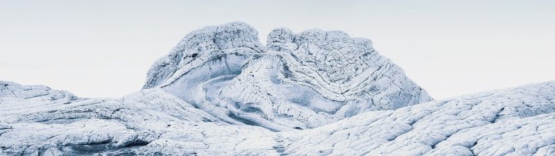macOS Big Sur, Stock, Cold, Winter, Sedimentary rocks, Daylight, iOS 14, 5K, Vermilion Cliffs