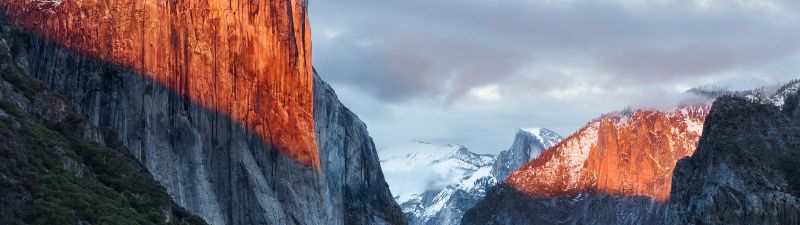 El Capitan, Yosemite National Park, Mountains, OS X El Capitan, Stock, 5K