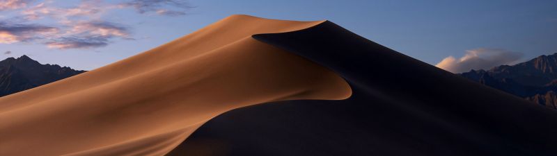 macOS Mojave, Sand Dunes, Mojave Desert, California, Evening, 5K, Stock