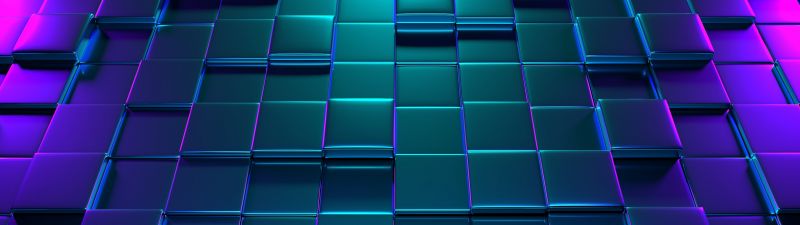 3D background, Texture, Geometric, Shapes, Pattern, Illustration, Metallic Blue, Purple