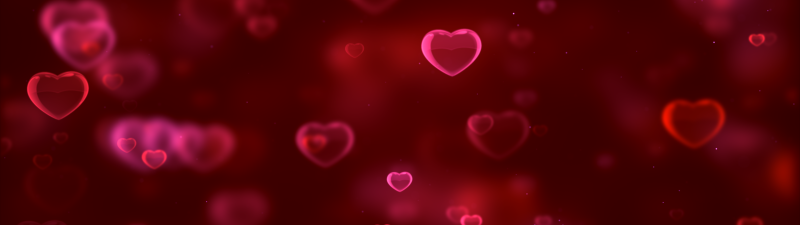 Red hearts, Bokeh, Red background, Blurred, Digital Art, Heart shape, Valentine's Day, February