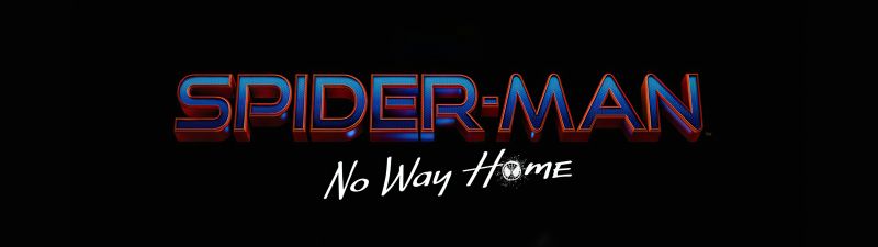 Spider-Man: No Way Home, Logo, 2021 Movies, Marvel Comics, AMOLED, 5K