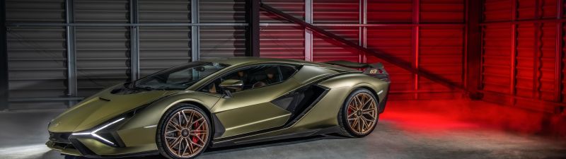Lamborghini Sián FKP 37, Luxury sports car, 2021, 5K