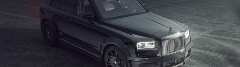 Rolls-Royce Cullinan Black Badge, SPOFEC, Black cars, 2021, 5K, 8K