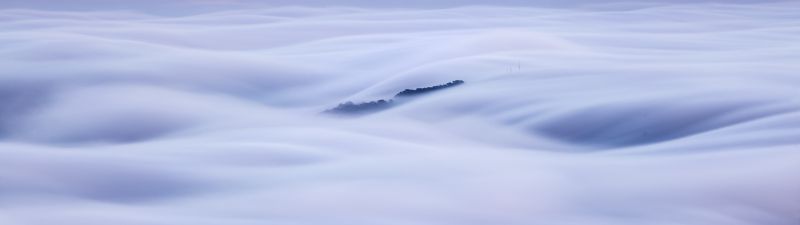 Clouds, Scenic, Above clouds, Morning, 5K