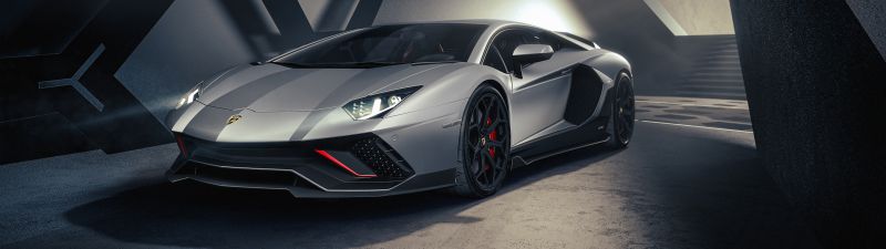 Lamborghini Aventador LP 780-4 Ultimae, Dark aesthetic, 2021, Supercars, 5K