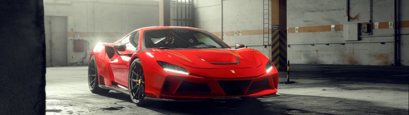 Novitec Ferrari F8 Tributo N-Largo, 5K, 2021, Sports cars