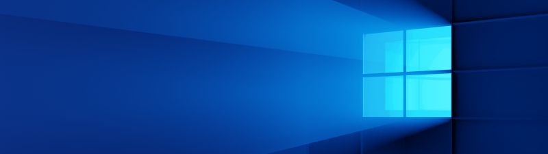 Windows 11, Windows logo, Blue background, Light