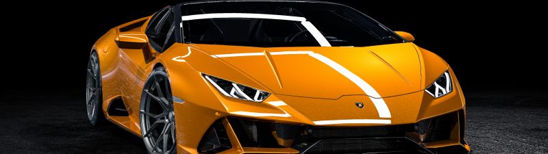 Lamborghini Huracan EVO, Dark background