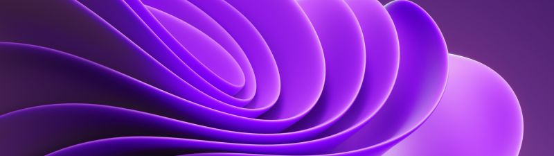 3D background, Windows 11, Purple background, Abstract background