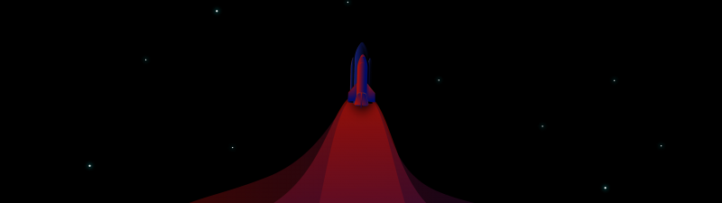 Rocket, Space flight, Minimal art, AMOLED, Rocket launch, Dark background, Dark aesthetic, Simple