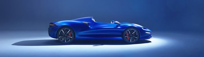 McLaren Elva, Blue aesthetic, Sports cars, 5K, 8K