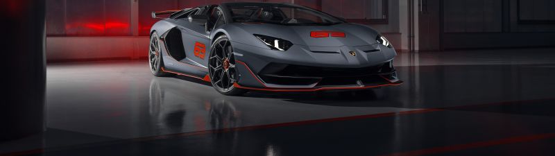Lamborghini Aventador SVJ, Dark aesthetic, 5K, 8K, 2020