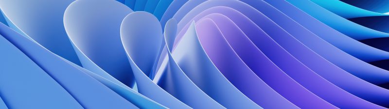 Abstract background, Windows 11, Colorful background, Blue background