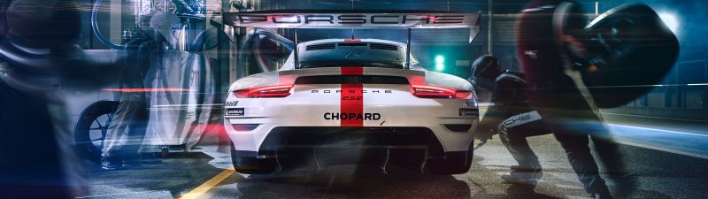 Porsche 911 RSR, Pit stop, Endurance racing