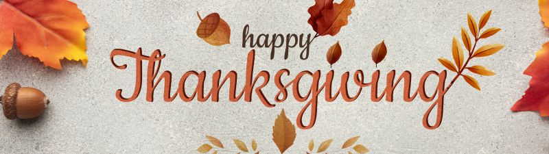 Happy Thanksgiving, Thanksgiving Day, Autumn leaves, Stone background