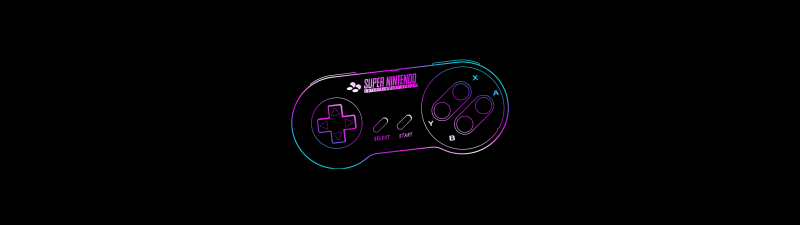 Super Nintendo Console, Minimalist, Black background, AMOLED, Simple