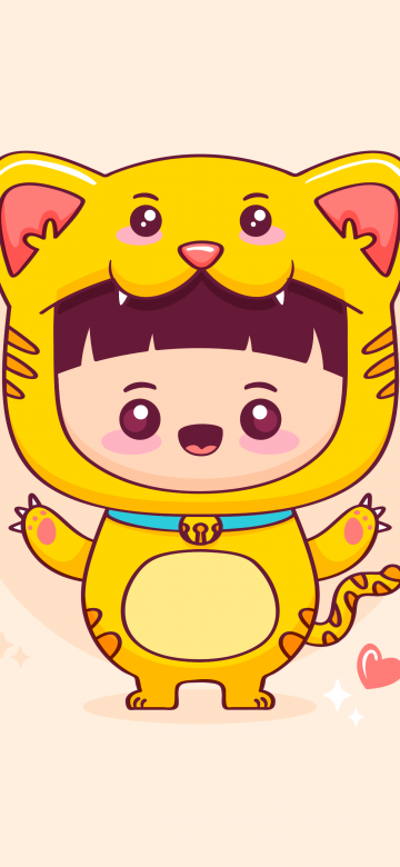 Kawaii costume, Cute kid, Kawaii cat, Kawaii cartoon, 5K