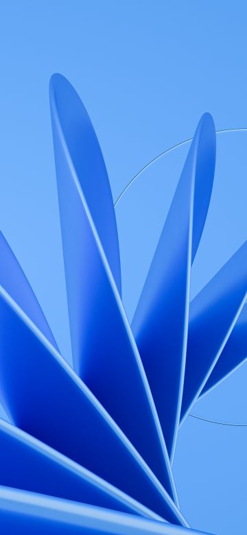 Blue background, Glass, Abstract background, 5K, Blue aesthetic