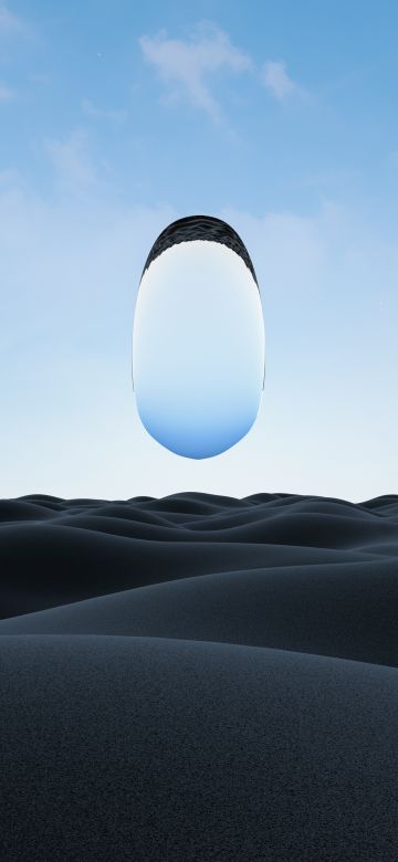 Surreal, Desert, 3D, Glass, 5K